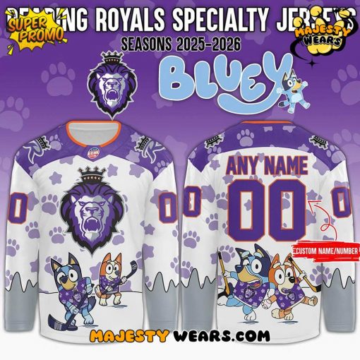 Reading Royals x Bluey Day 2025 Hockey Jersey