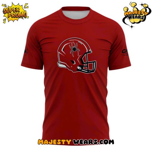 Richmond Spiders Special New Uniform Wordmark Helmet Logo Tee