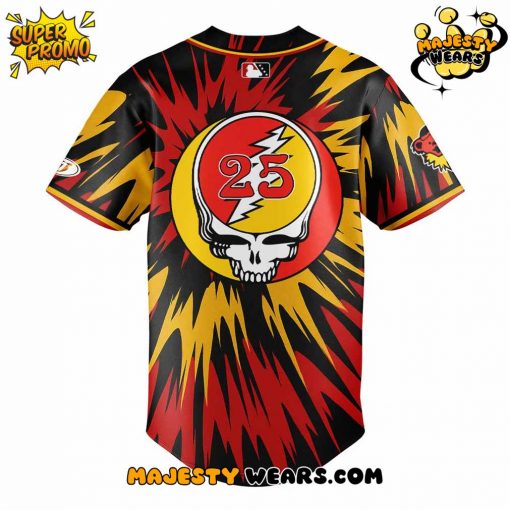 Rochester Red Wings x Grateful Dead Special Baseball Jersey