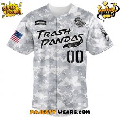 Rocket City Trash Pandas Military Appeciation Night Custom Baseball Jersey