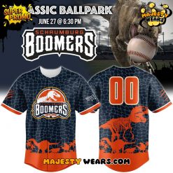 Schaumburg Boomers x Jurassic Ballpark 2025 Custom Baseball Jersey