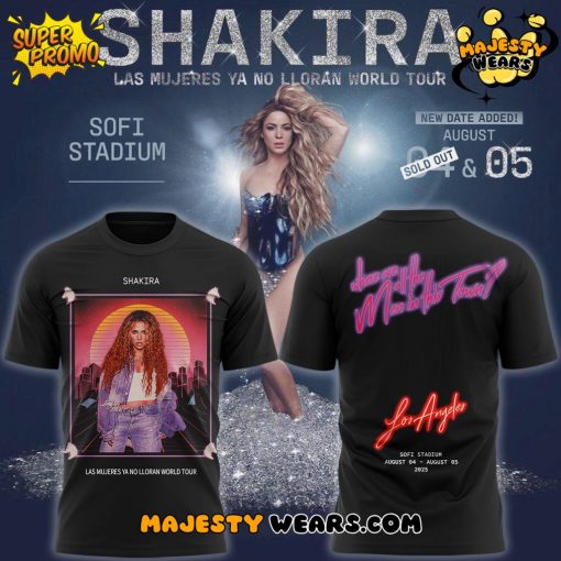 Shakira Las Mujeres Ya No Lloran World Tour 2025 “Men In This Town” Special Tee