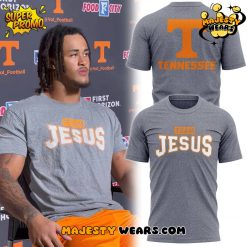 Tennessee Volunteers Team Jesus Grey T-Shirt