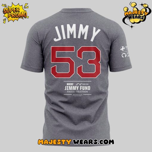 The Jimmy Fund Strike Out Cancer Special Grey Shirt