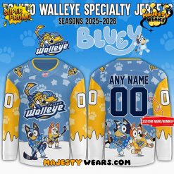 Toledo Walleye x Bluey Day 2025 Hockey Jersey