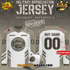 Toledo Walleye x Military Appreciation Custom Hockey Jersey