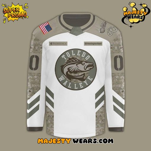 Toledo Walleye x Military Appreciation Custom Hockey Jersey