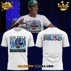 Tom Brady One Piece “Law Kid Luffy” Special White Tee