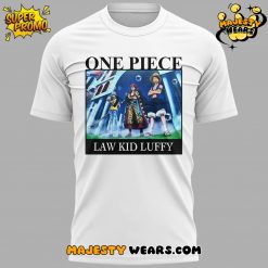 Tom Brady One Piece “Law Kid Luffy” Special White Tee