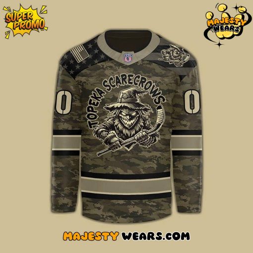 Topeka Scarecrows x Military Appreciation Custom Hockey Jersey