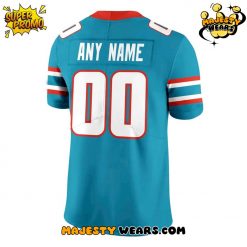 Turquoise University of New Mexico Lobos Football Special Jersey