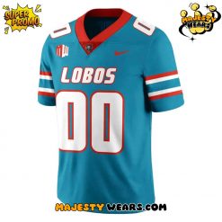 Turquoise University of New Mexico Lobos Football Special Jersey