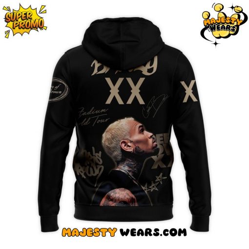 UNLV Rebels x Chris Brown Breezy Bowl XX Tour 2025 Hoodie – Black