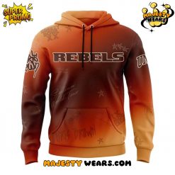 UNLV Rebels x Chris Brown Breezy Bowl XX Tour 2025 Hoodie – Orange
