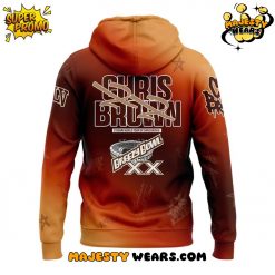 UNLV Rebels x Chris Brown Breezy Bowl XX Tour 2025 Hoodie Orange