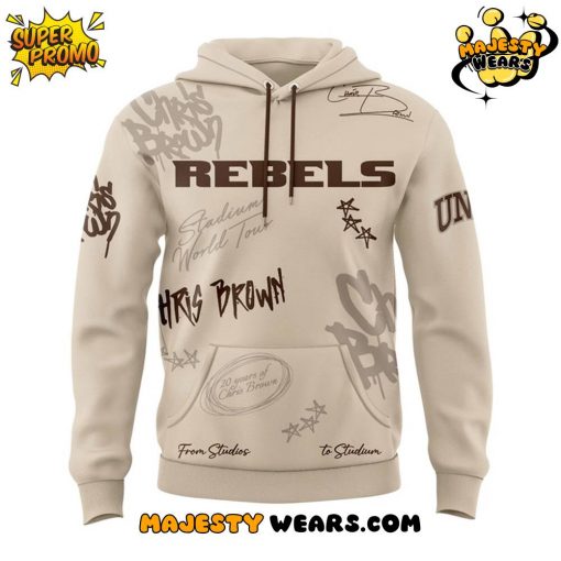 UNLV Rebels x Chris Brown Breezy Bowl XX Tour 2025 Special Hoodie
