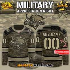Utah Grizzlies x Military Night Appreciation Custom Hockey Jersey