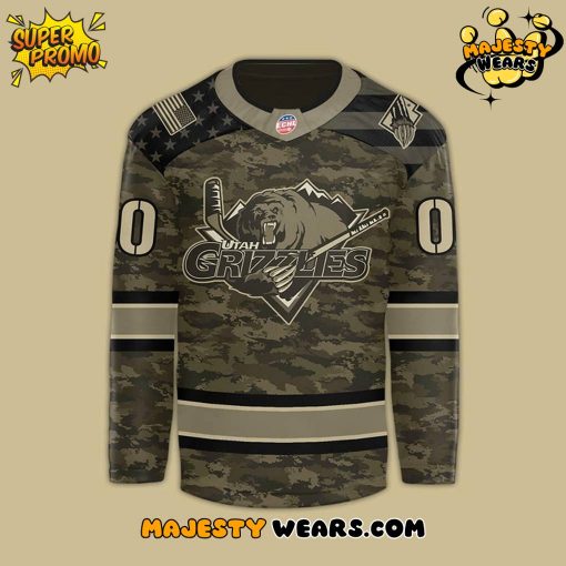 Utah Grizzlies x Military Night Appreciation Custom Hockey Jersey