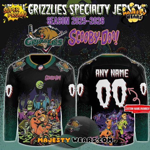 Utah Grizzlies x ScooBy-Doo Night 2025 Custom Hockey Jersey