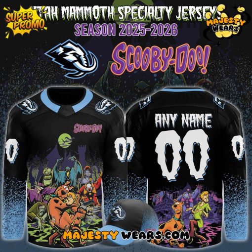 Utah Mammoth x ScooBy-Doo Night 2025 Custom Hockey Jersey