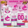 Edmonton Oilers x Barbie Night 2025 Custom Hockey Jersey