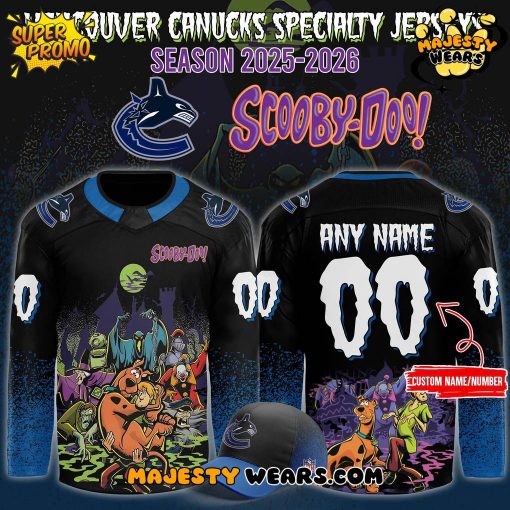San Jose Barracuda x ScooBy-Doo Night 2025 Custom Hockey Jersey