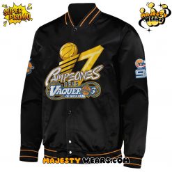 Vaqueros de Bayamon 17 Campeones BSN Black Bomber Jacket