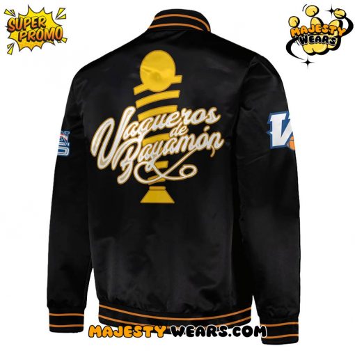 Vaqueros de Bayamon 17 Campeones BSN Black Bomber Jacket