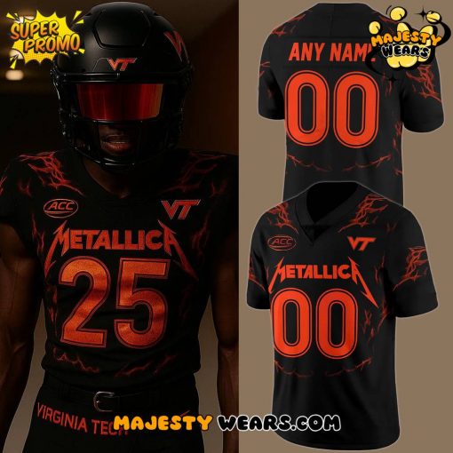 Virginia Tech Football x Metallica 2025 Football Jersey