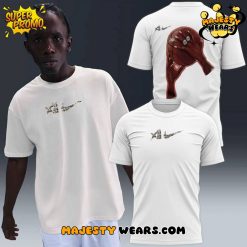 A’ja Wilson Las Vegas Aces 2025 WNBA White T-Shirt