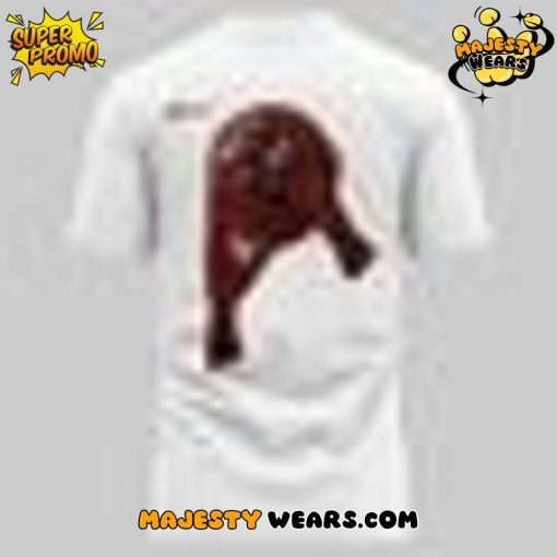 A’ja Wilson Las Vegas Aces 2025 WNBA White T-Shirt