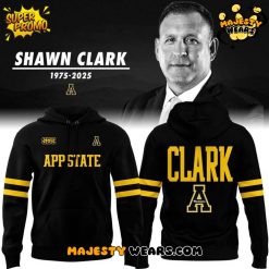 Appalachian State Mountaineers Thank You Shawn Clark Uniform Black Hoodie