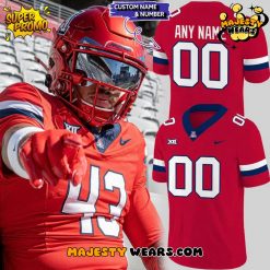 Arizona Wildcats ‘Battle Red’ Uniform Custom Football Jersey