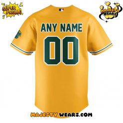 Athletics 2026 Sacramento Gold Custom Baseball Jersey