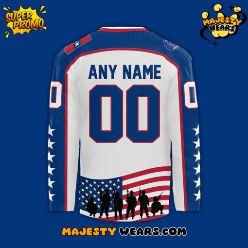 Biloxi Breakers Veterans Day 2025 Custom Hockey Jersey