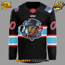 Bloomington Bison New Season 2025-26 Black Custom Hockey Jersey