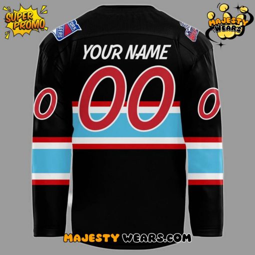 Bloomington Bison New Season 2025-26 Black Custom Hockey Jersey