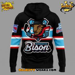 Bloomington Bison New Season 202526 Black Hoodie