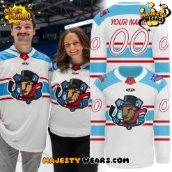 Bloomington Bison New Season 2025-26 White Custom Hockey Jersey