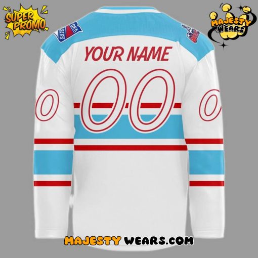 Bloomington Bison New Season 2025-26 White Custom Hockey Jersey