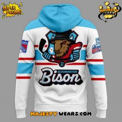 Bloomington Bison New Season 202526 White Hoodie