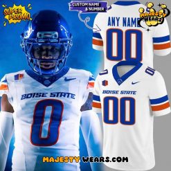 Boise State Broncos “White Out” Gameday Custom Football Jersey