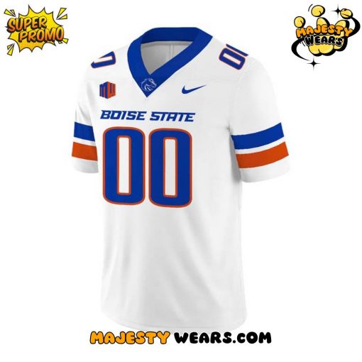 Boise State Broncos “White Out” Gameday Custom Football Jersey