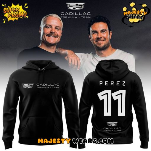Cadillac Formula 1 Team Sergio Perez Black Hoodie