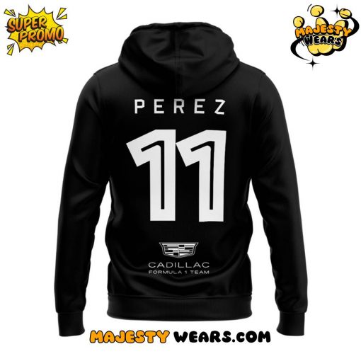 Cadillac Formula 1 Team Sergio Perez Black Hoodie