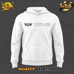 Cadillac Formula 1 Team Sergio Perez White Hoodie