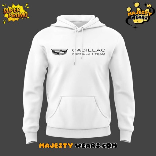 Cadillac Formula 1 Team Sergio Perez White Hoodie