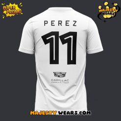 Cadillac Formula 1 Team Sergio Perez White TShirt