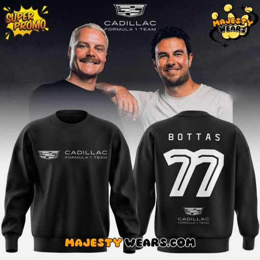 Cadillac Formula 1 Team Valtteri Bottas Black Sweatshirt
