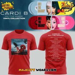 Cardi B New Album “Am I the Drama?” Red T-Shirt